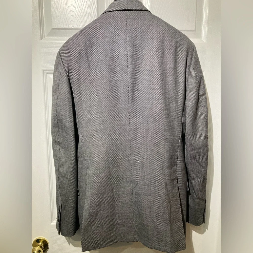 TOM FORD classic medium gray peak lapel 2 piece suit 40 50 - Picture 7 of 11